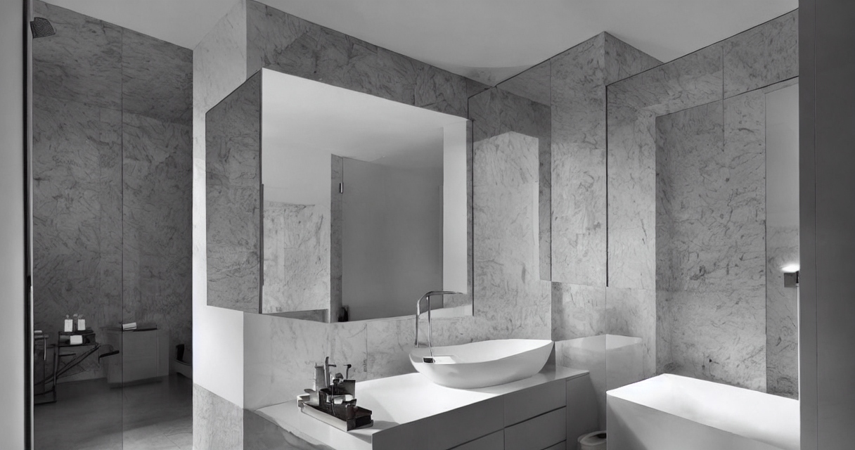 Opgradér dit badeværelse med et moderne vægspejl og skab wow-effekt